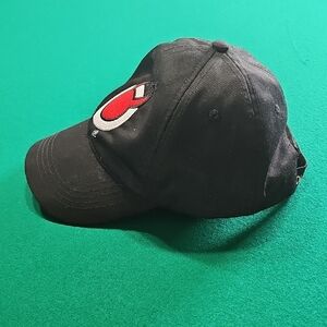 Men's Black Cap with DiabloSport Logo Black, Red,  Silver Logo